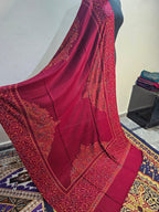 Hot Pink Kashmiri Kacha Tanka 3PC Suit