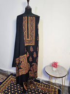 Classic Black Kani Pashmina Suit