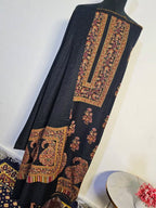 Classic Black Kani Pashmina Suit