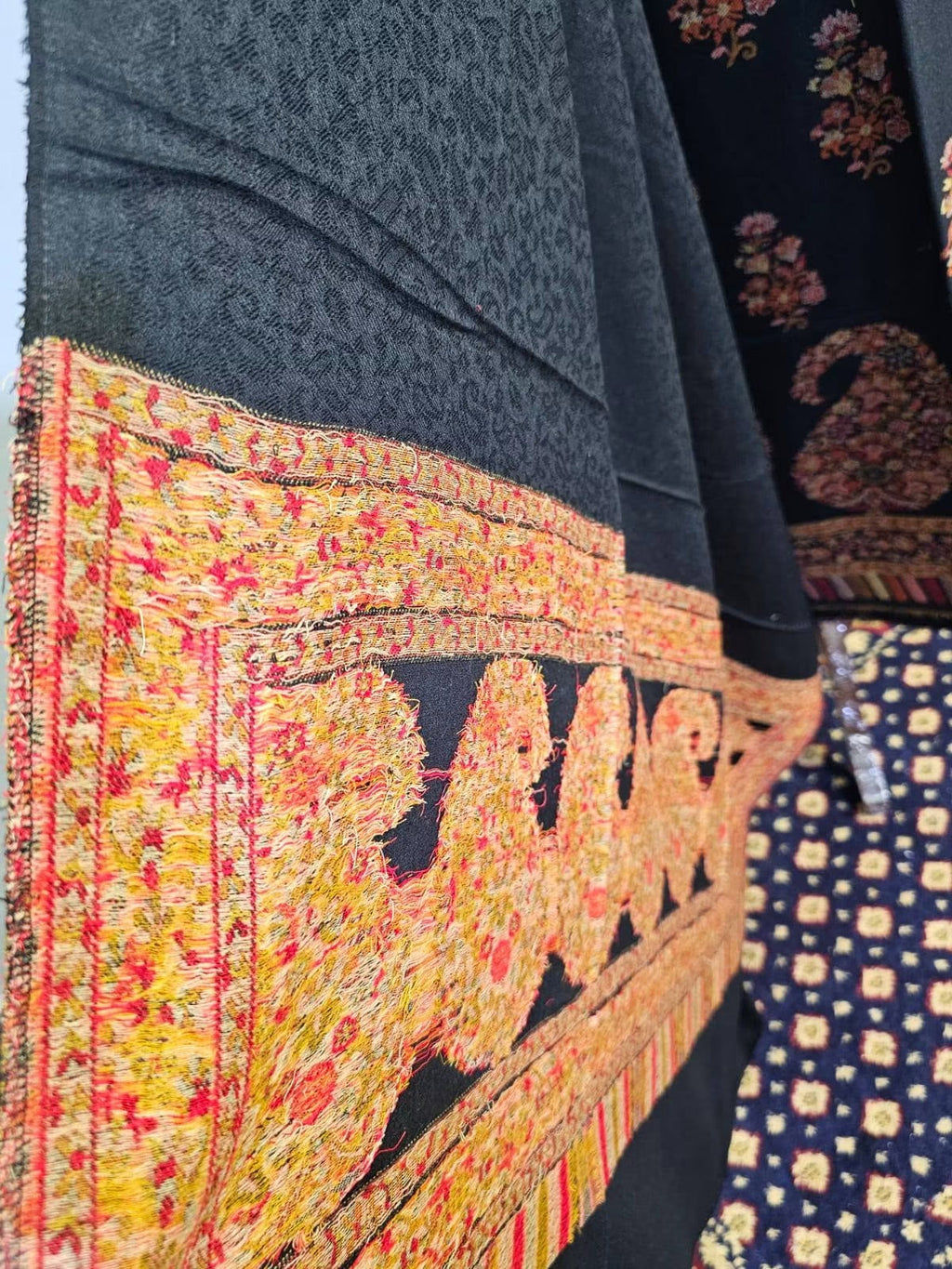 Classic Black Kani Pashmina Suit