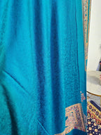 Elegant Teal Zinc Kani Pashmina Suit