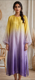 Double Shade Pure Sheesha Silk 2PC