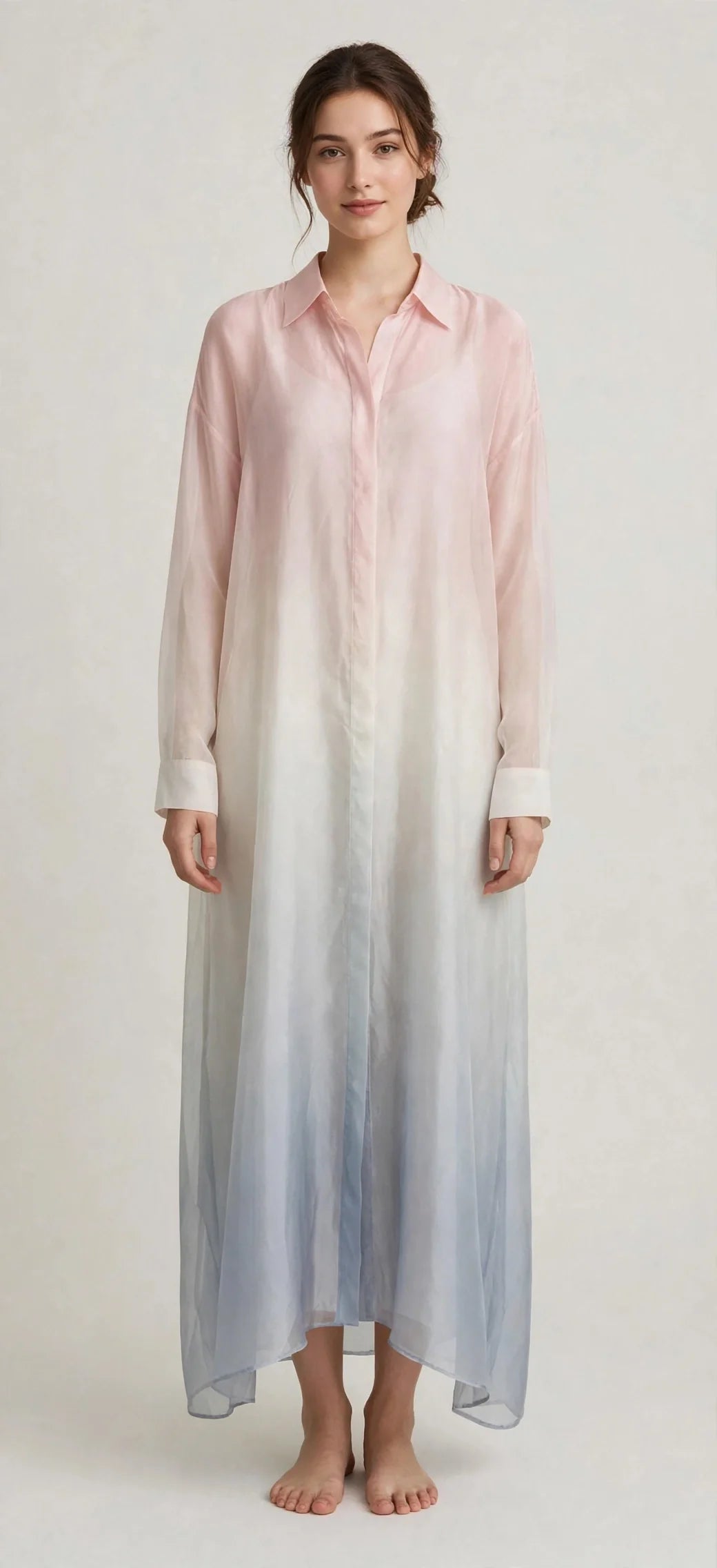 Double Shade Pure Sheesha Silk 2PC
