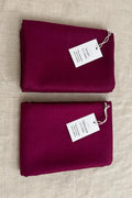 Marjanda Purple Plain Pashmina 2PC Suit