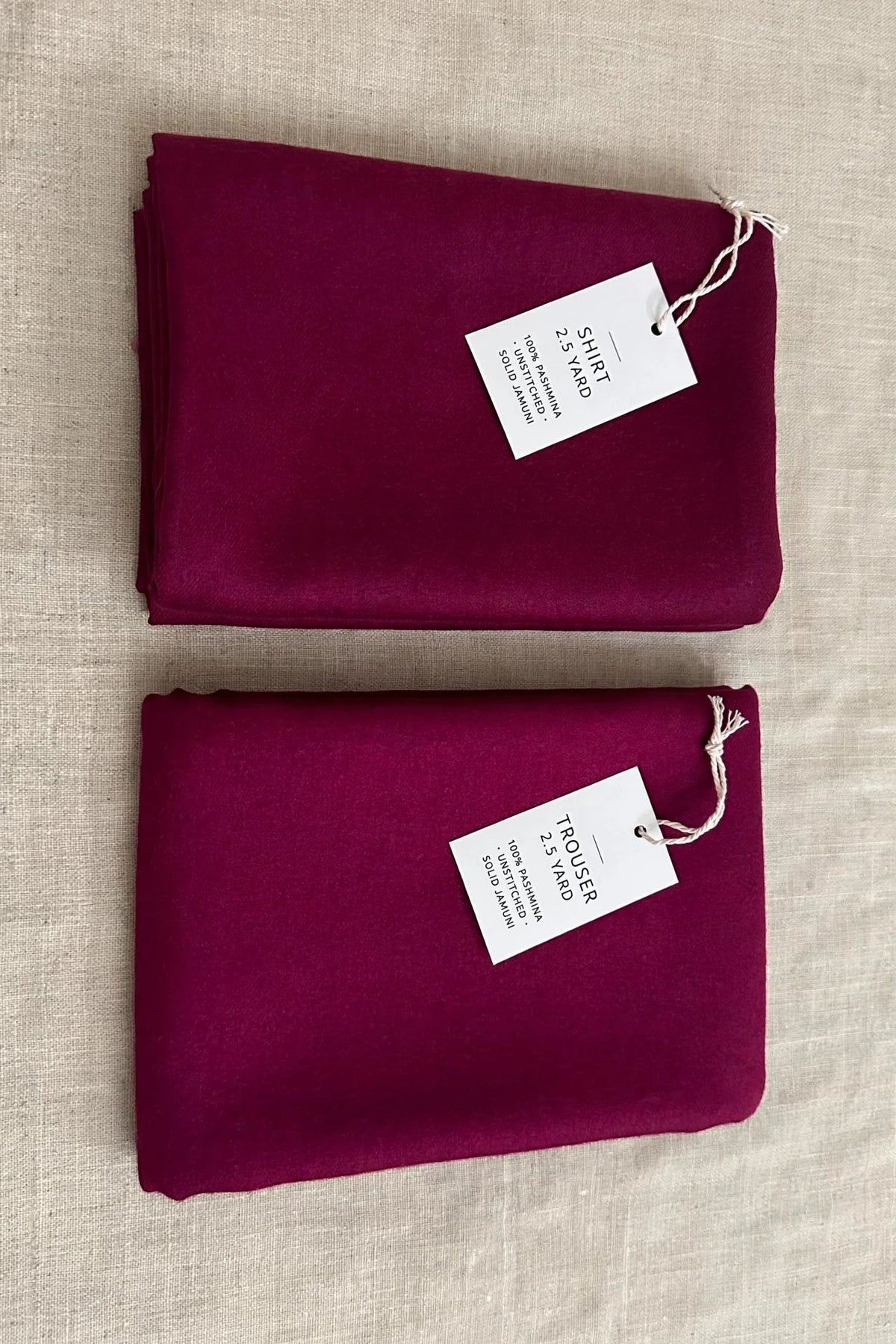 Marjanda Purple Plain Pashmina 2PC Suit