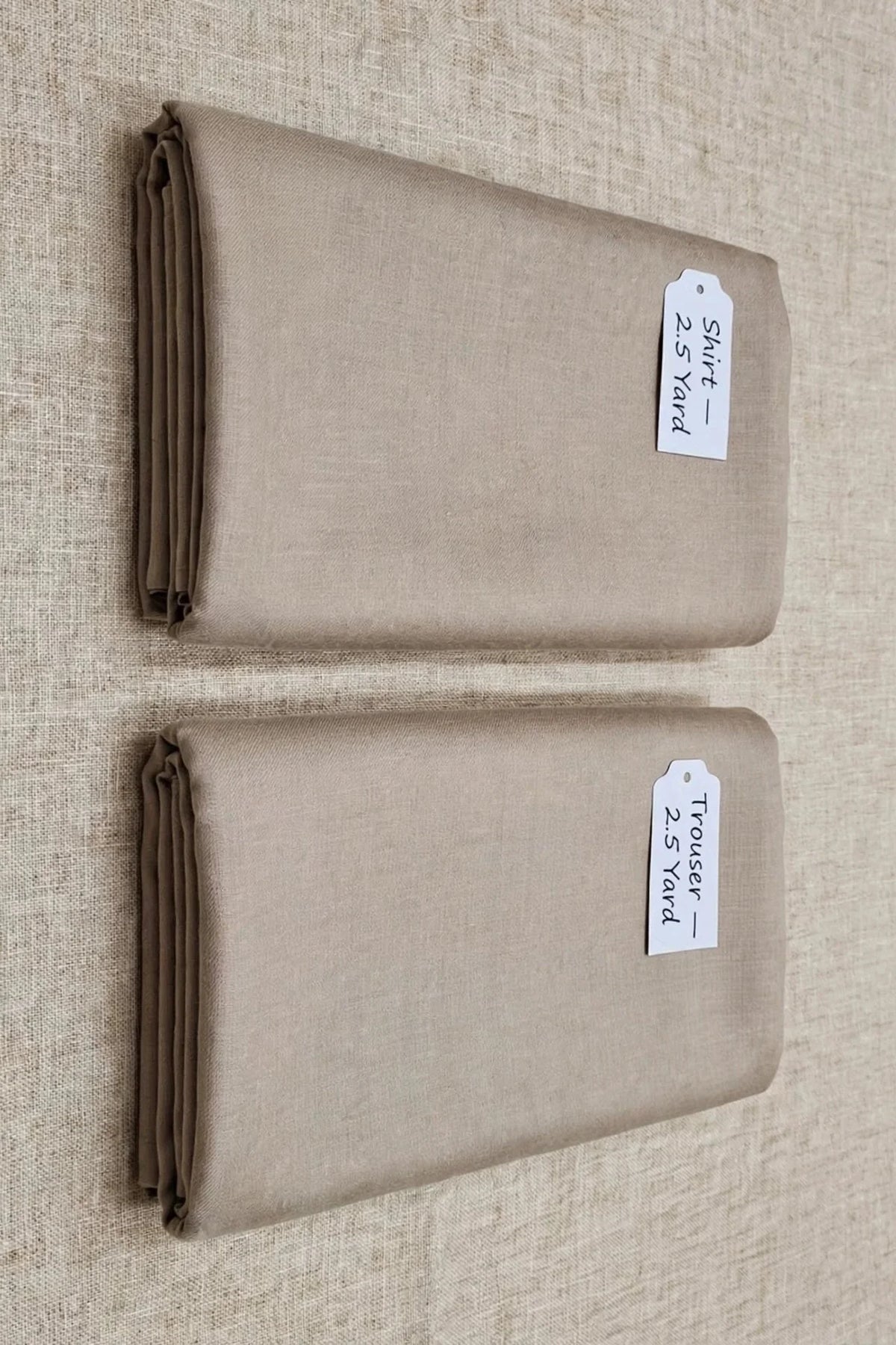 Beige Plain Pashmina 2PC Suit