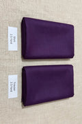 Brinjal Purple Plain Pashmina 2PC Suit