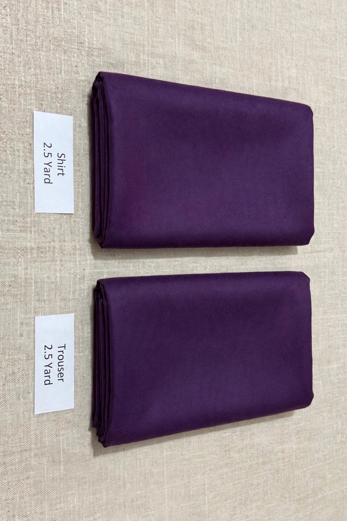 Brinjal Purple Plain Pashmina 2PC Suit