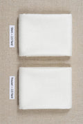 Pure White Plain Pashmina 2PC Suit