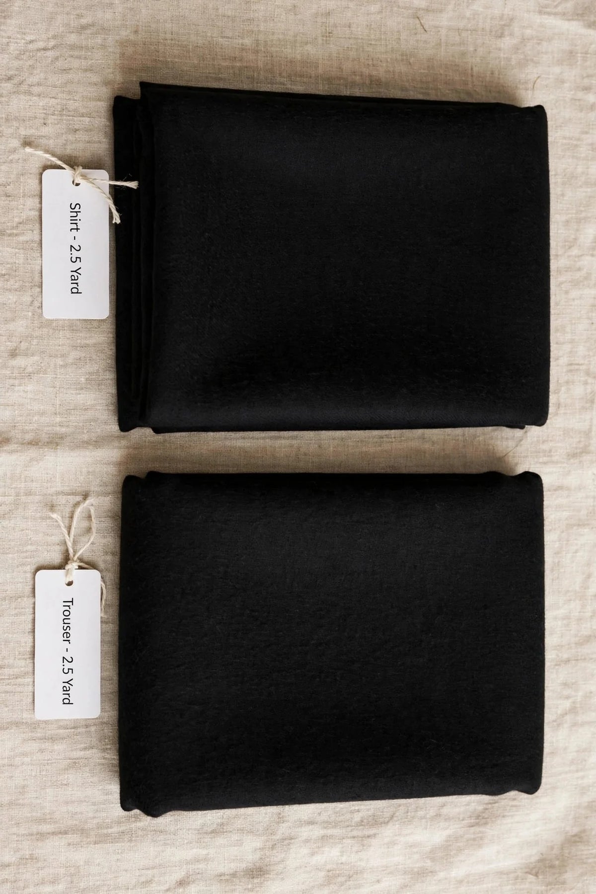 Black Plain Pashmina 2PC Suit