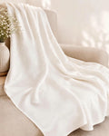 White Imported Plain Linen Unstitched 2PC Suit