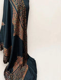 Black Kashmiri Kacha Tanka 3PC Suit