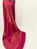 Hot Pink Kashmiri Kacha Tanka 3PC Suit