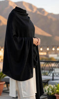 Black 72 Grade Pashmina Shawl