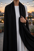 Black 72 Grade Pashmina Shawl