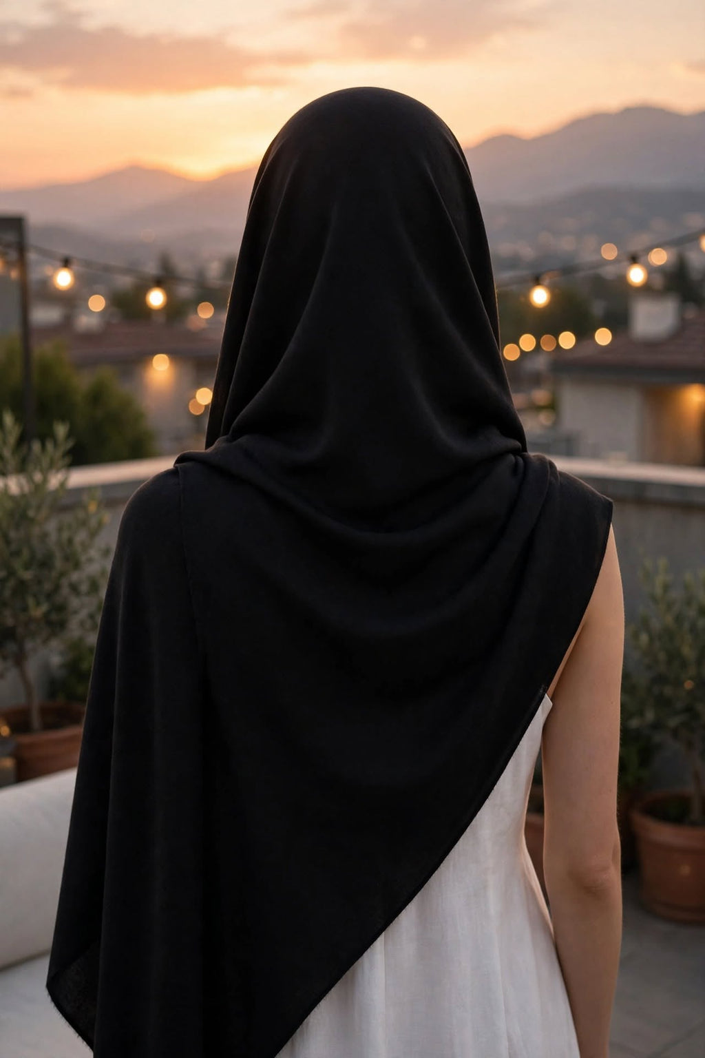 Black 72 Grade Pashmina Shawl