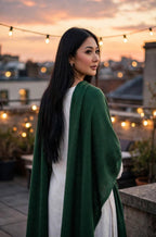 Bottle Green 72-Grade Pashmina Shawl