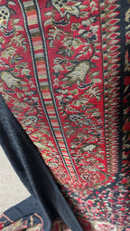 3pc Unstitched Black Moonlight Pashmina Suit