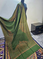 Parrot Green Kashmiri Kacha Tanka 3PC Suit